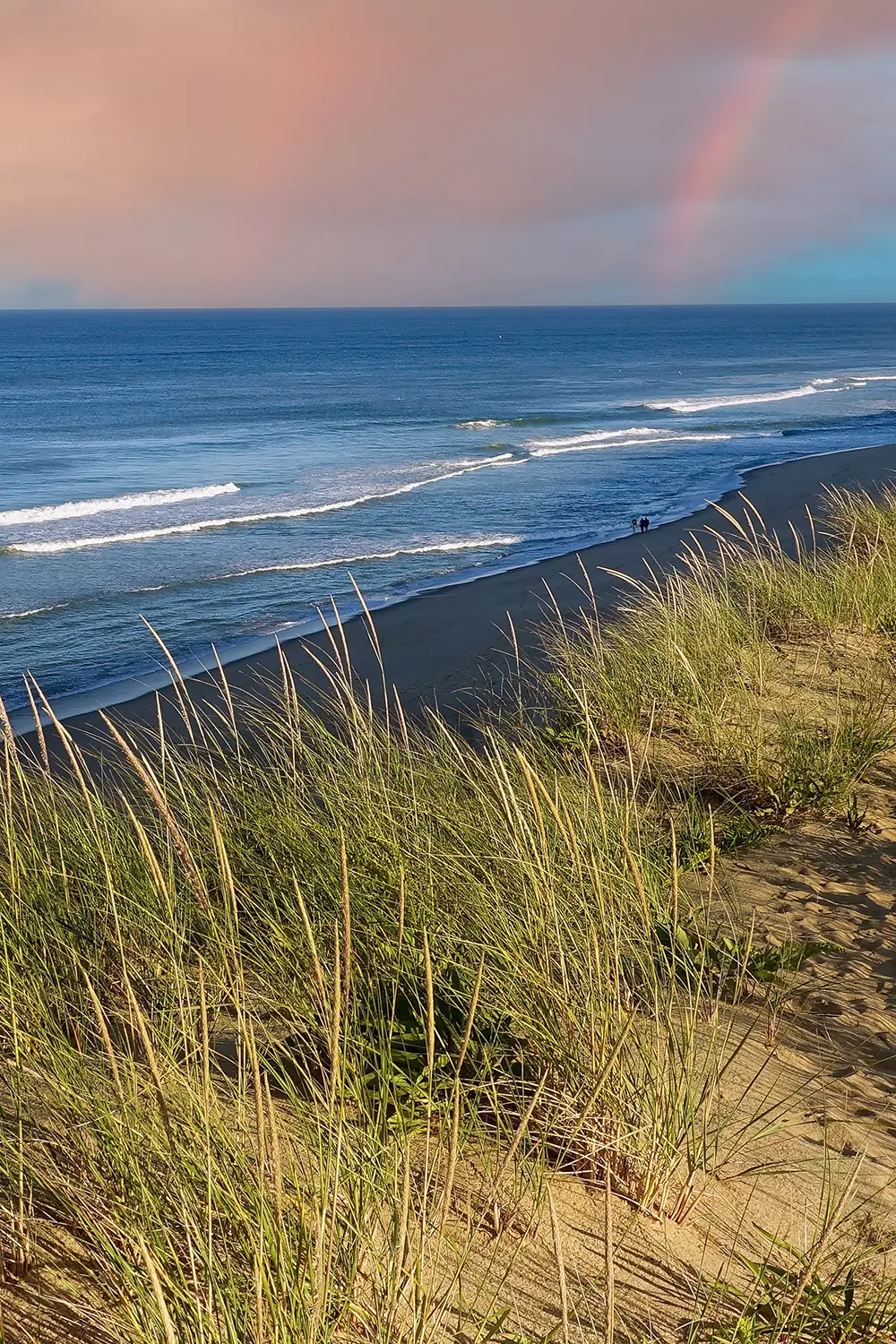 peaceful beach in Massachusetts