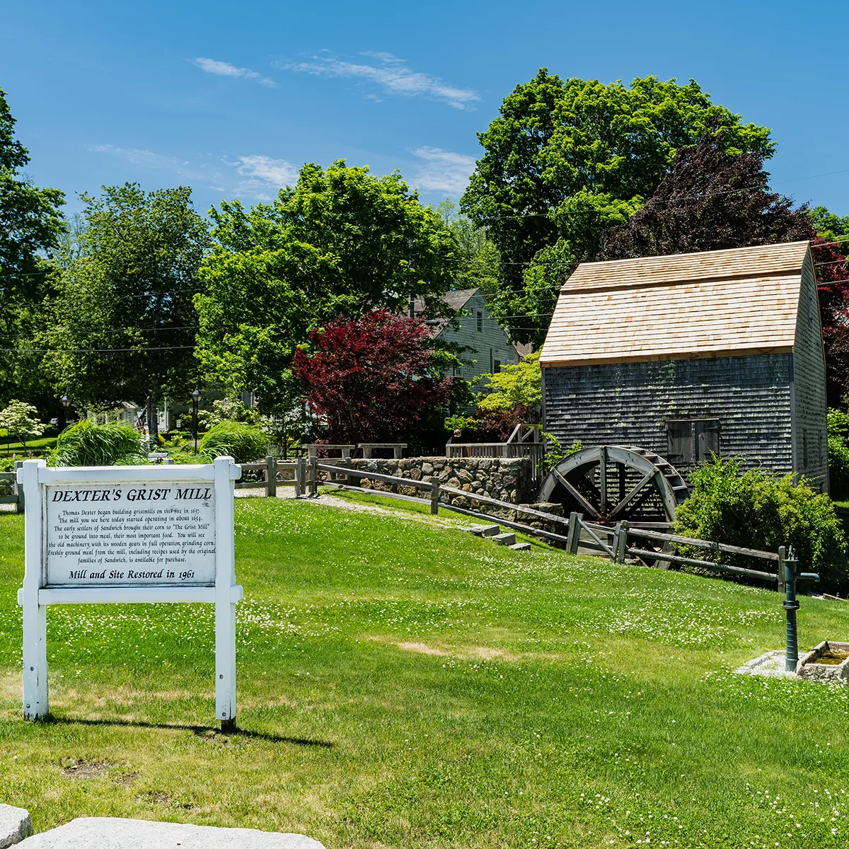 Sandwich MA Dexter Grist Mill